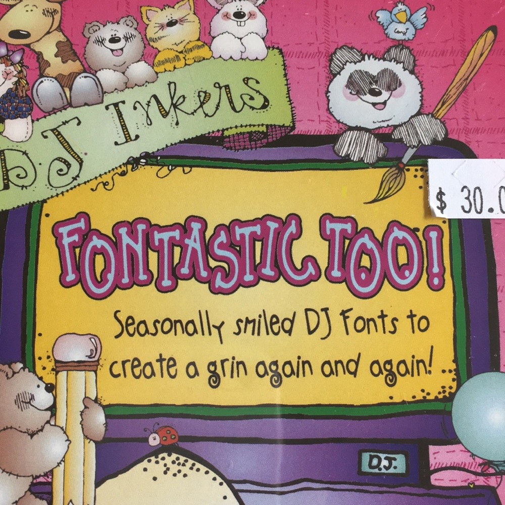 DJ Inkers Fontastic Too - computer fonts CD